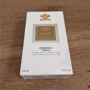 Creed Millésime Impérial White Box with Gold Emblem